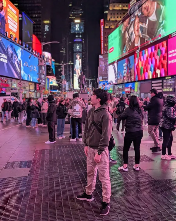 Times Square at night